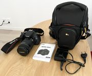 Canon EOS 600 D + Objektiv 18-135 mm.