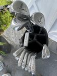 Komplett golfset – Prima USA + PowerBilt bag