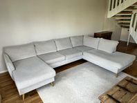 Soffa ljusgrå