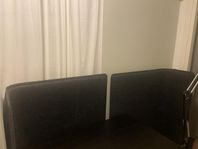 Skärmväggar för ljuddämpning
