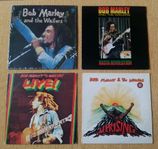 Vinylskivor. 4 LP Bob Marley Rasta Revolution/Uprising/Live!