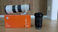 Sony fe 70-200 f4 & Tamron 28-75 2.8