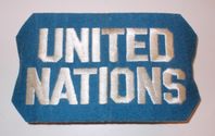 FN / UNITED NATION SOLDAT ARMBINDEL FRÅN 1960-TALET