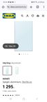 spegel, hovet aluminium