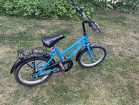 barncykel 16” fin blå