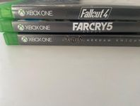 3 spel till X-Box one