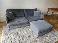 Petito soffa och fotpall