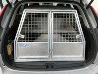 AluFlex Hundbur Dubbelbur v90