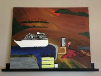 Tavla Konst Målning Art Painting 