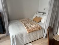 GLADSTAD sängstomme, bäddmadrass och toppmadrass 140 cm