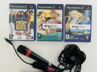 Singstar mikrofonen till playstation ink 3 spel 