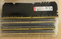 RAM - Kingston HyperX Fury (RGB) DDR4 3200MHz 32GB (4X8GB)