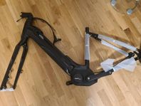 E-TREKKING 1.0 Wave JET BLACK23 Frame, mid drive motor 250w