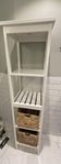Vit hylla HEMNES inkl.  2 st lådor 