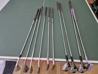 Golfklubbor med bag