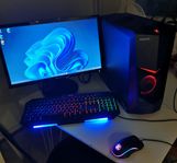 Gaming dator+skärm .GTX 1060-wifi-bluetooth.Windows 11