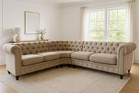 Chesterfield 5 sits lyxig hörnsoffa