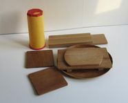 Bordsset teak 1950-talet 8 delar