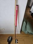Odyssey White Hot Versa putter (vänster)