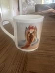 Mugg med yorkshireterrier 