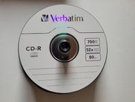 Verbatim CD-r 700Mb. 52X. 80 min.