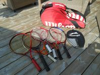 Tennisracket Dunlop m.fl.
