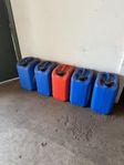 5 stycken dunkar 25L (tomma)