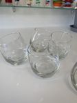 6 glas med rundad botten / Saga form
