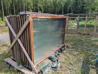 13 fönster utan ram