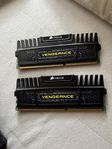 Corsair 2x8 16gb ram minne 