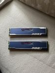 Hyper X 2x4 8gb ram minne 