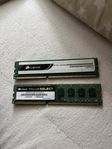 Corsair 2x4 8gb ram minne