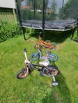 Småbarnscyklar 100 kr styck 