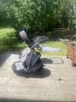 Stokke trailz duovagn med babyskydd