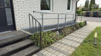 6 m Handikappramp med räcke