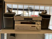 5x100W Sony VSX-416 med två Philips högtalare