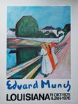 Edvard MUNCH Original utställningsaffisch, 1975