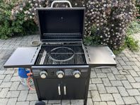 Gasolgrill med gasolflaska