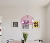 Rosa Taklampa Kartell FL/Y Suspension