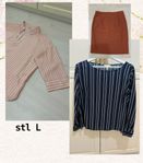 Fina & Helt Nya Blusar och en Kjol / stl L