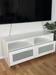 Tv bänk med två lådor 