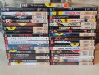 FILMPAKET 35 ST UTHYRNING DVD FILMER FINT SKICK ENDAST 60 KR