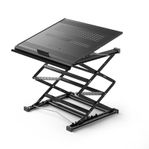 Höj- och sänkbart laptopställ i metall