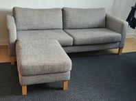 3 sits soffa med divan