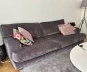 2,5 sits soffa i sammet