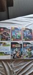 6 Wii spel (150kr separat)