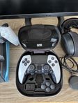 ps5 med alla tillbehör på bilden