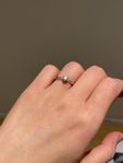 diamantbriljantring i vitguld
