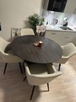 Matgrupp set ( Snurr stolar )