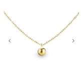 Halsband och örhängen Edblad, Anna. 14k guldplätering.